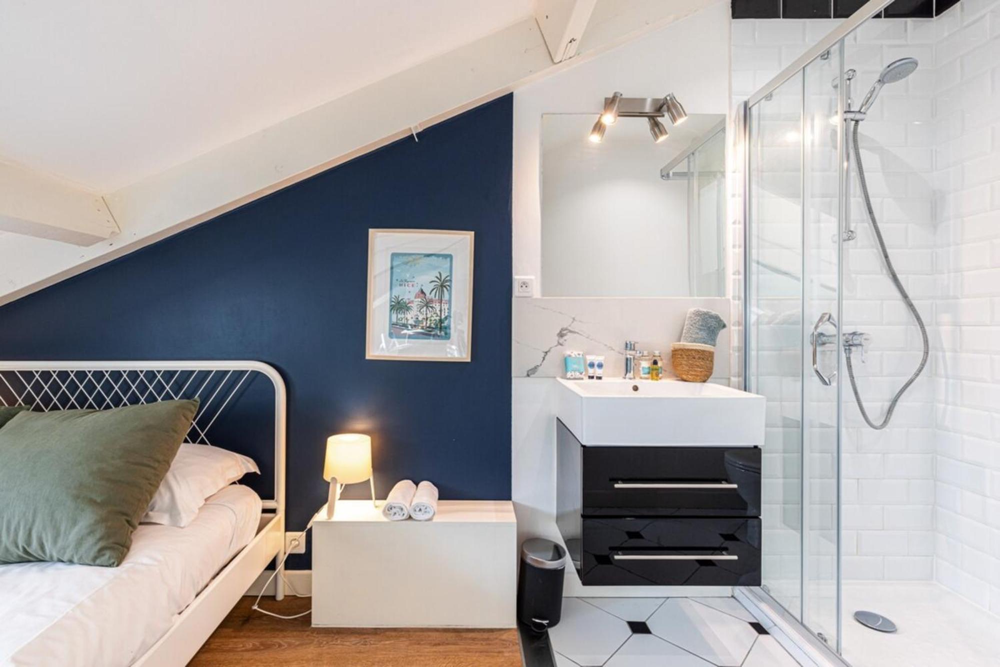 Deroulede - Superb Studio Suite W Ac Downtown Nice Bagian luar foto