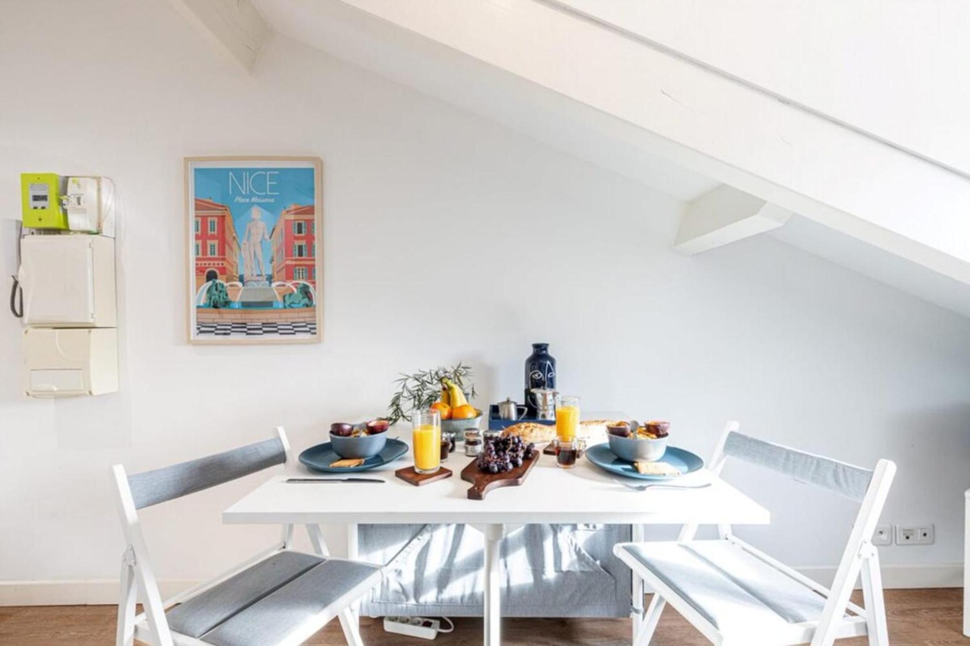 Deroulede - Superb Studio Suite W Ac Downtown Nice Bagian luar foto